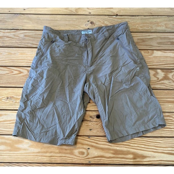 Craghoppers Zip Pocket Shorts Size 32 Men’s Khaki - Picture 1 of 10